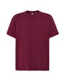 T-shirt Oversized JHK Relaxed Fit Burgundy